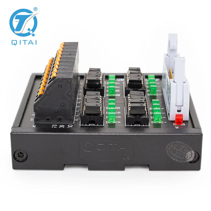 QMY304CSL-P 5V Multi-Way Terminal Blocks with Relay 16 Channels Rail Installation Relay Terminal Blocks