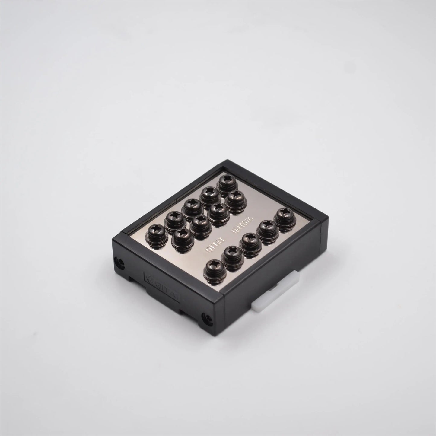 QMT070 QIITAI Din Rail Ground & Earth Terminal Block with Screw Connection 11-20 AWG Conductor Brass Contacts for Relays