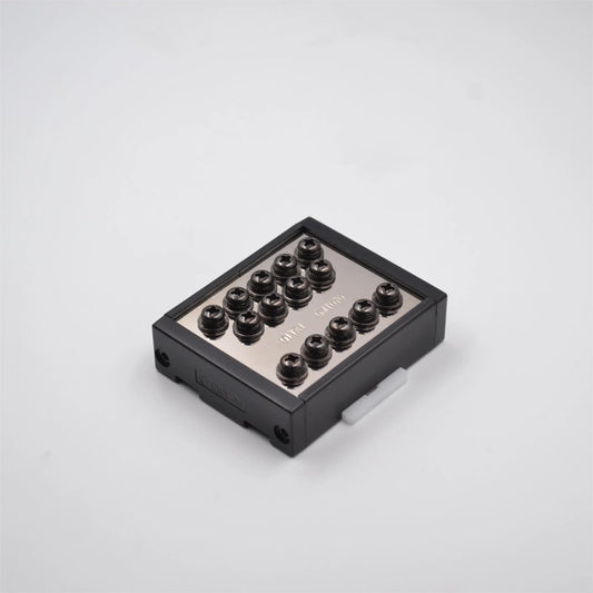 QMT070 QIITAI Din Rail Ground & Earth Terminal Block with Screw Connection 11-20 AWG Conductor Brass Contacts for Relays