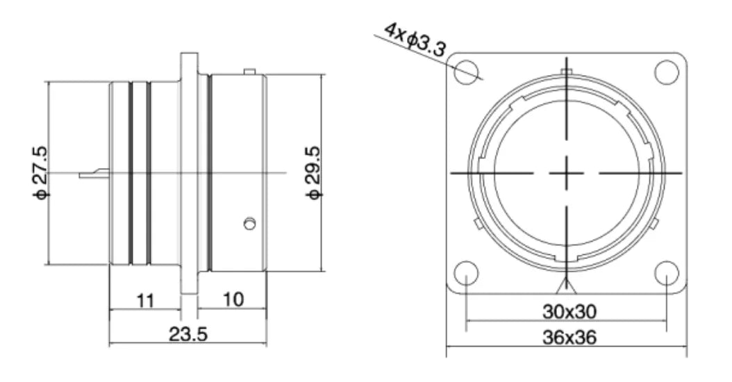PT 28-12H Industrial Waterproof Aviation Adapter Plug Socket 2-26P Multi Application Power Electrical Connector