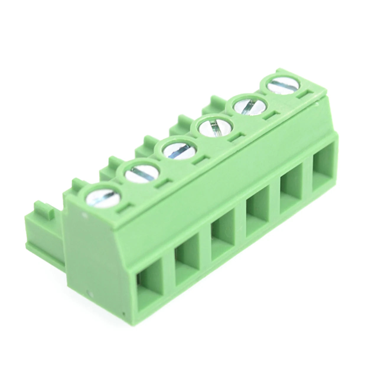 QPVM-508-6P 5.08mm Pitch Female and Male Wire Connector Terminators PCB Screw Plug-in Terminal Block