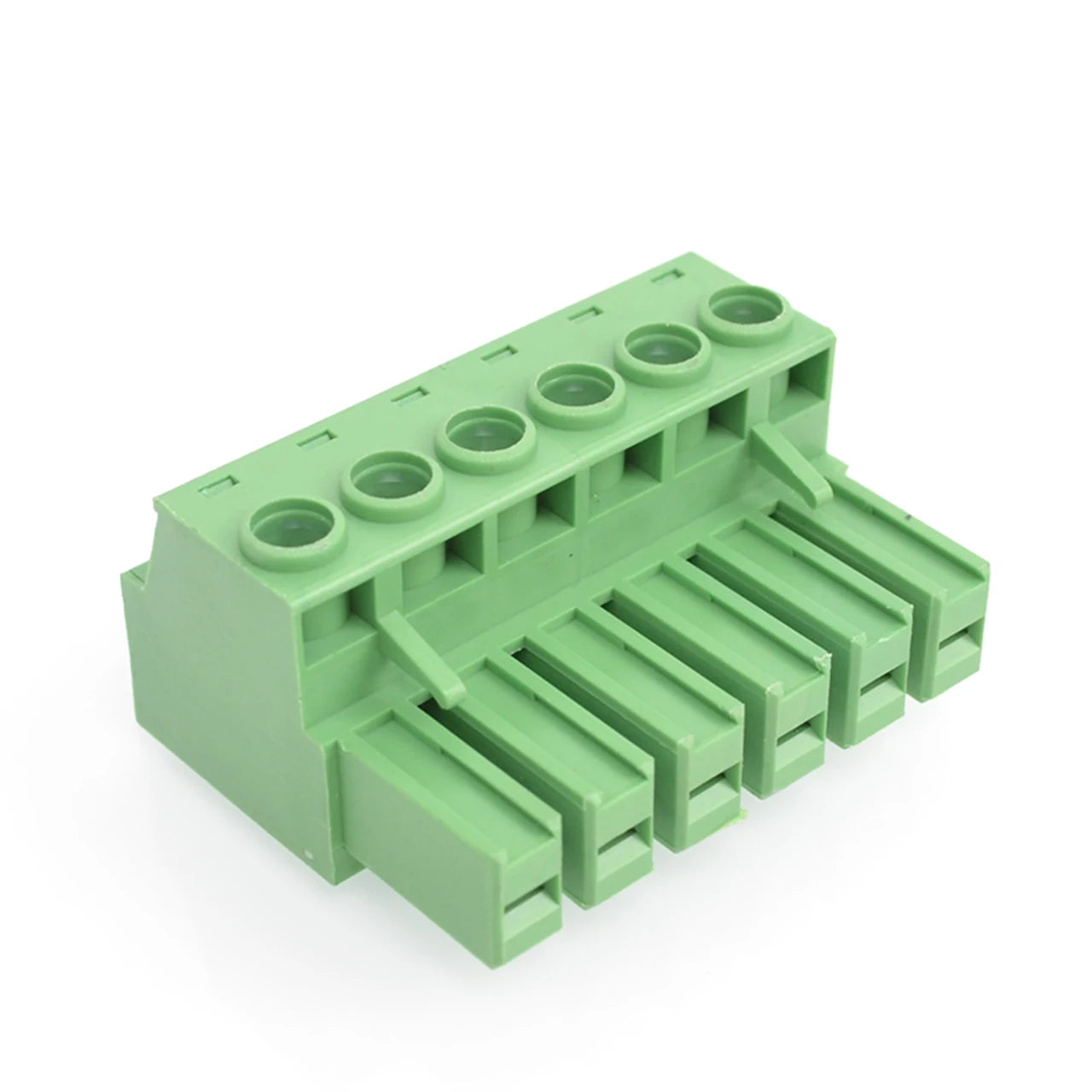 QPVH2-762-6P 7.62mm Pitch 6P Female and Male Wire Connector Terminators PCB Screw Plug-in Terminal Block