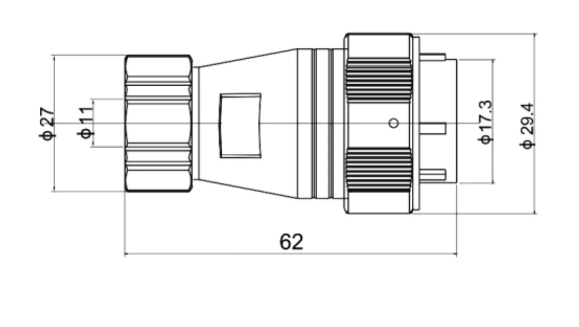 PTG20-14A Multicore Connector Waterproof Dustproof Industrial Plug 2/3/4/5/6/7/8/9/10/12/14 Pin Circular Aviation Power