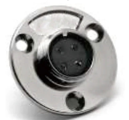 16MF-4E Backward Flange Socket E Aviation Plug and Socket  4 5 Pin Small Male and Female Connector Hole 16mm