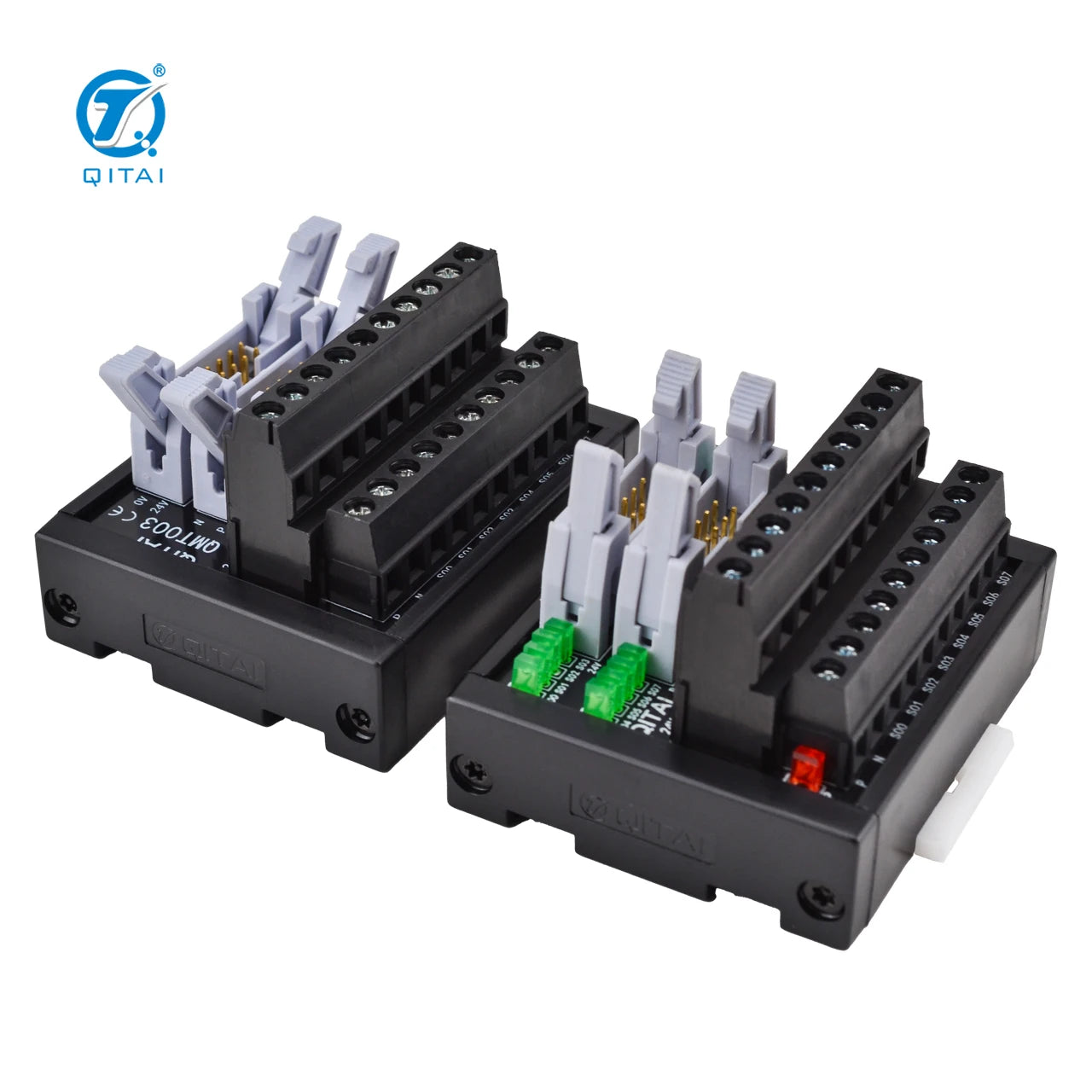 QMT003  1A DC24V Din Rail Mounting Screw or Spring Wiring Terminal Blocks for CPU/PLC