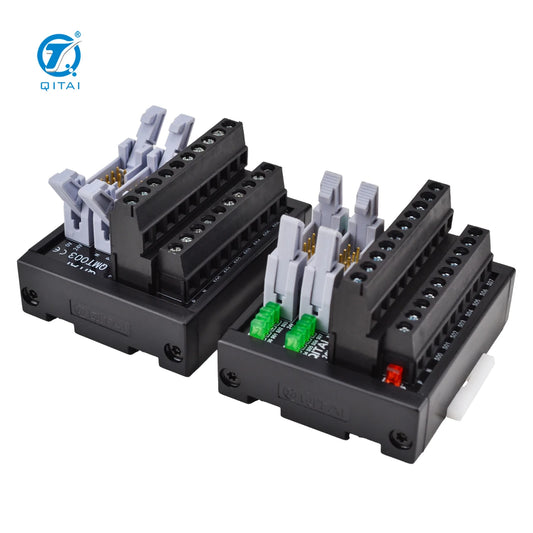 QMT003  1A DC24V Din Rail Mounting Screw or Spring Wiring Terminal Blocks for CPU/PLC