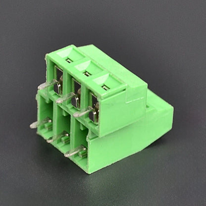 QDR-508V-2x3P  16A 300V PCB Mount Screw Terminal Wiring Printed Circuit Board Terminal Strip Block Pitch 5.08mm High Voltage