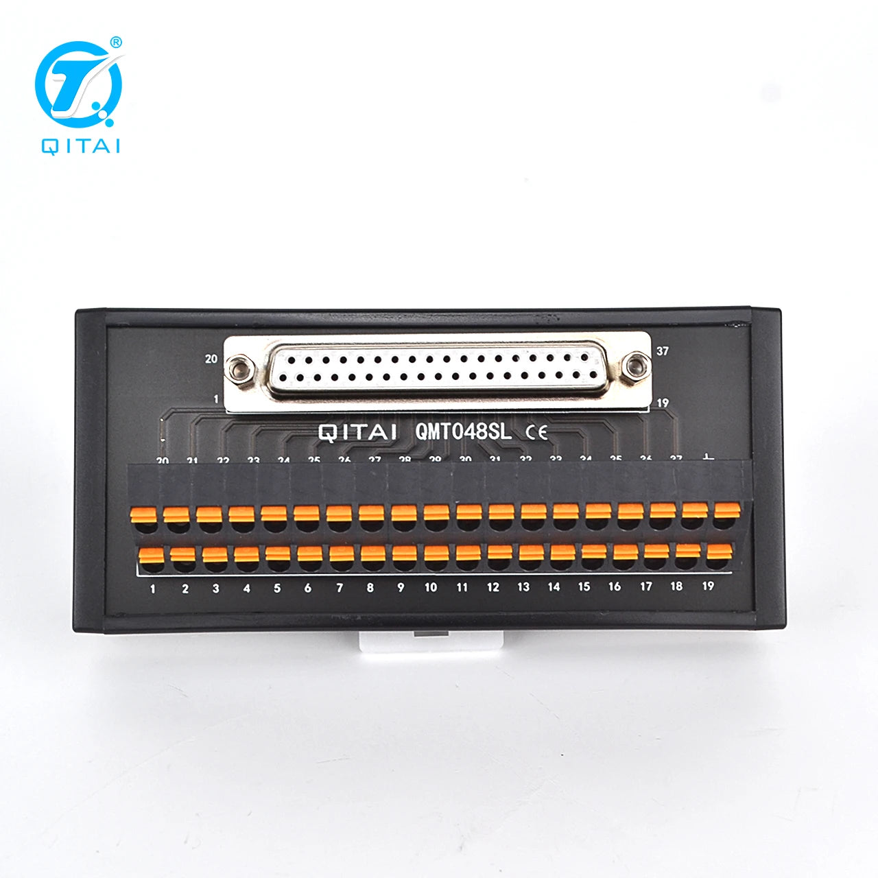 QMT048SL Spring D-SUB Terminal Block Universal Design High Quality Brass-plated Connector 37P Female RS323 PLC Connect