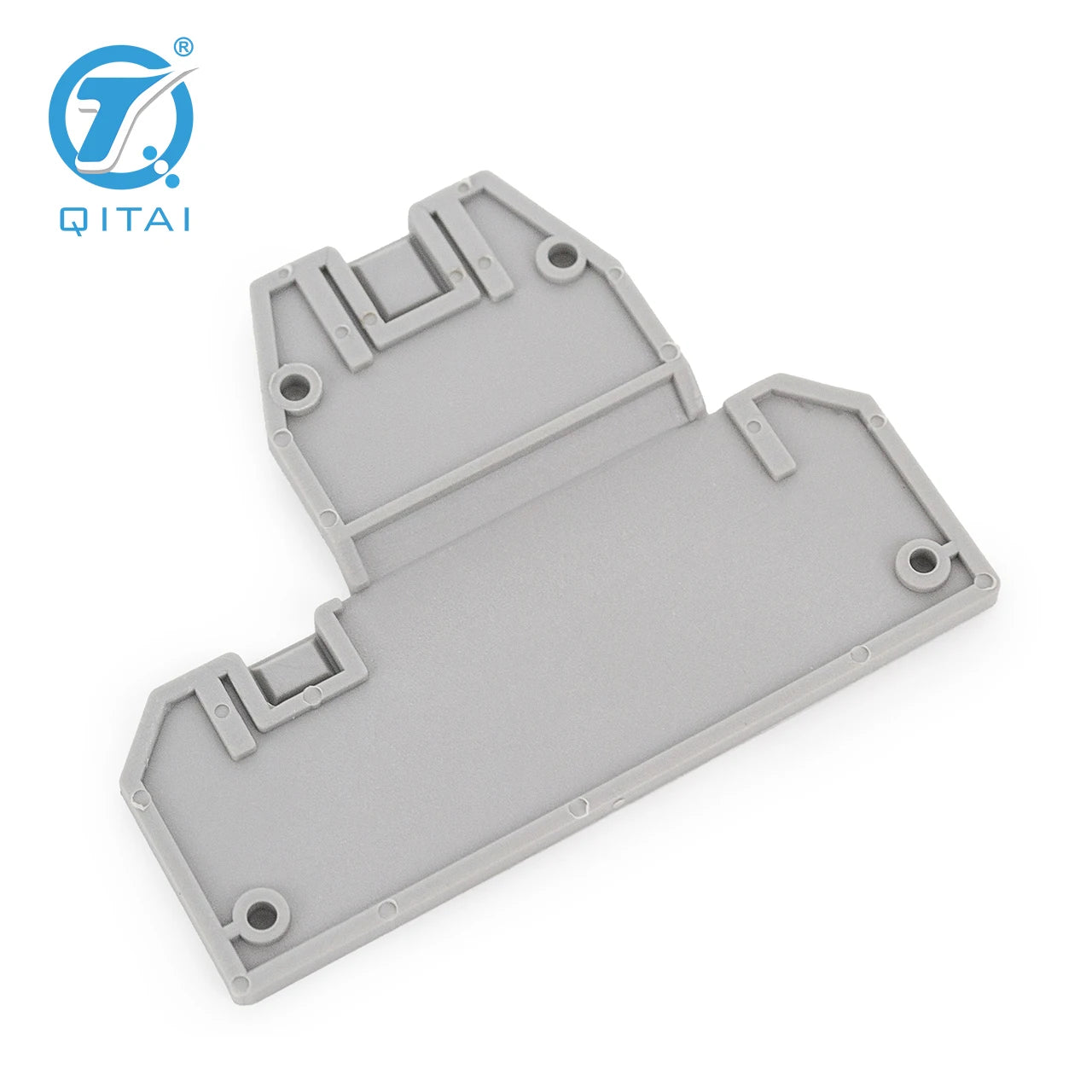 QUKJ-4/2-2LG Din Rail Terminal Blocks D-UKKB 3/5 End Cover Electrical Control Connection Terminal Block Accessories
