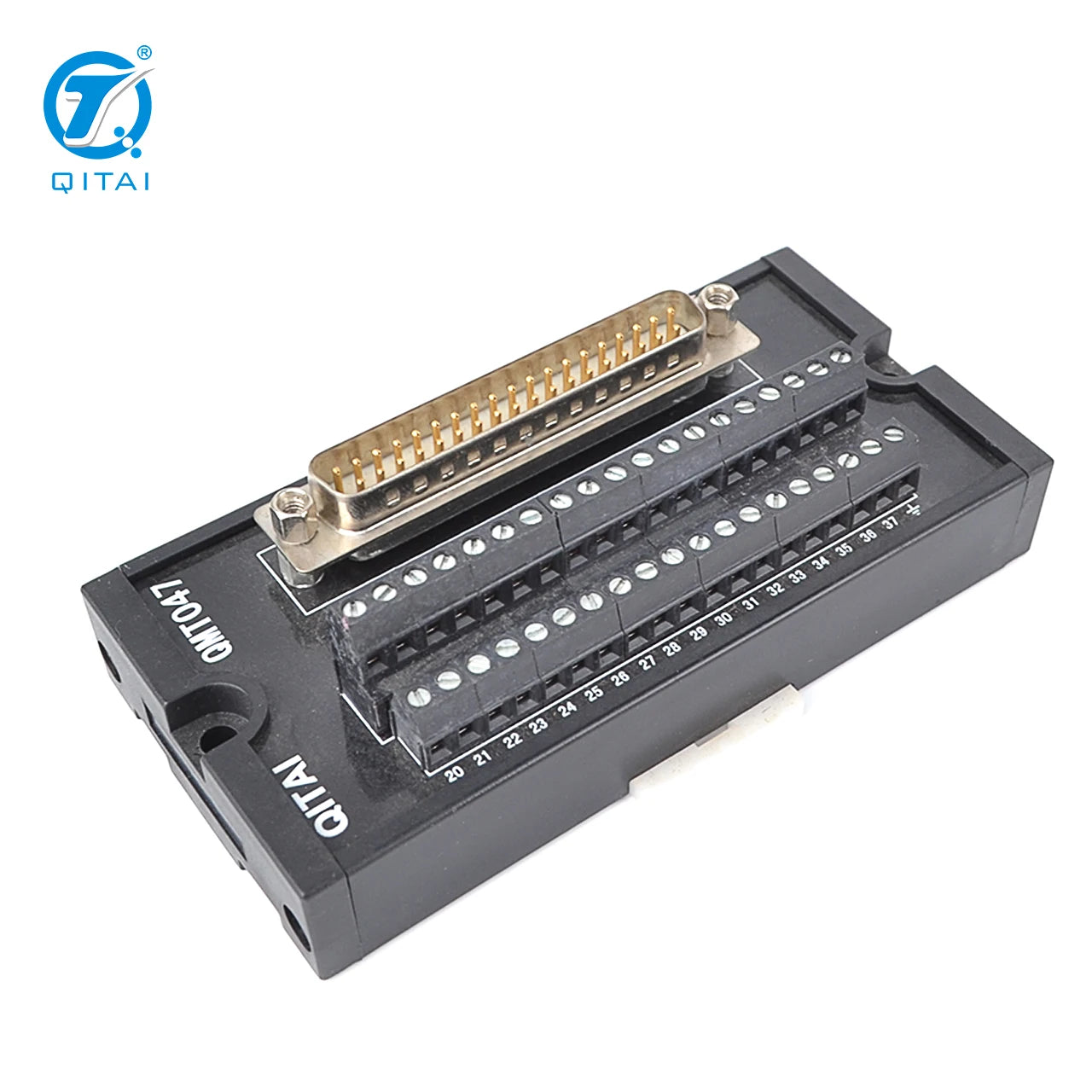 QMT047 Terminal Block Module Suitable for D-SUB Connector PLC Connect 37 PIN Male PLC Terminal Station