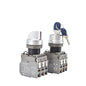 Customization Latching Momentary LED Locking Machine Switch Button Push Button with Emergency Stop 9-24V/25-48V 25A