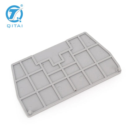 QUKJ-6SG Din Rail Terminal Blocks D-URTK End Cover Electrical Control Connection Terminal Block Accessories