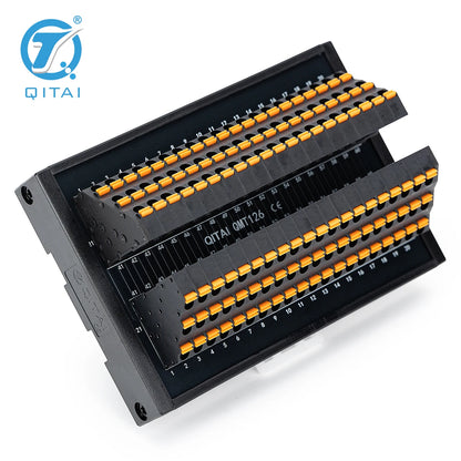 QMT126  Spring Type Terminal Block Transfer Two-layer Independence  European Quick-connect Terminal