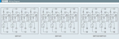 QMY422 5A DC24V 7.5mA Relay Module 4 Channel Terminal Block 180mW Contact 1a