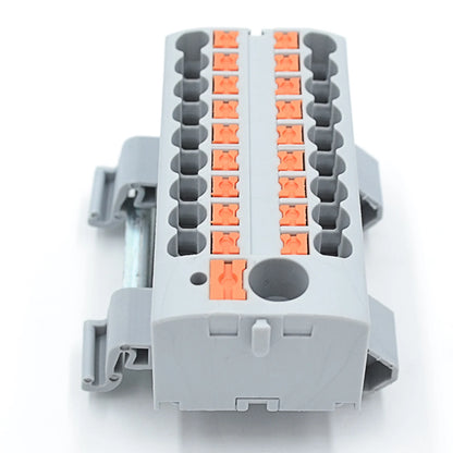 QPTFX 6/18*2.5-D Straight Plug 18 Bit Distribution Block for Automotive 2.5 Mm² Wire Diameter Horizontal Installation Automation