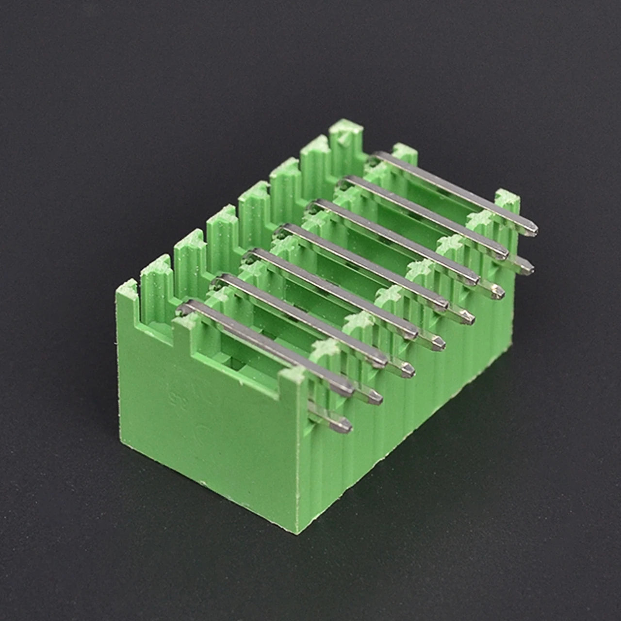 QSDA-381R-2X7P Wholesale Dual Rows 7pins Green Male Pluggable Terminal Block 3.81mm PCB Terminal Block Connectors 2-24P