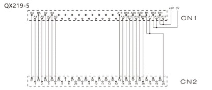 QX219-5  48P/ FCN  40P/MIL Cable PLC I/O Cable Copper Flexible Insulated Wires and Cables  500-10000 mm Plc Control Cable