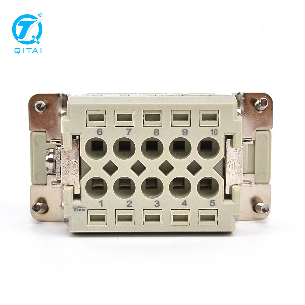 HE-010-FSB 16A 500V Side Entry High Construction Hood Connector Cable H6B-SKH-2B-M32 Thread Size 2 Bolts