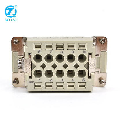HE-010-FSB 16A 500V Side Entry High Construction Hood Connector Cable H6B-SKH-2B-M32 Thread Size 2 Bolts