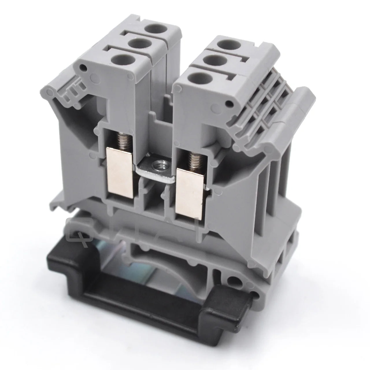 QUKJ-4 UK5N 800V 32A 0.2-4mm 11-20 AWG Copper Contact Grey  Din Rail Screw Terminal Block Uk Terminal Block Terminal Strip