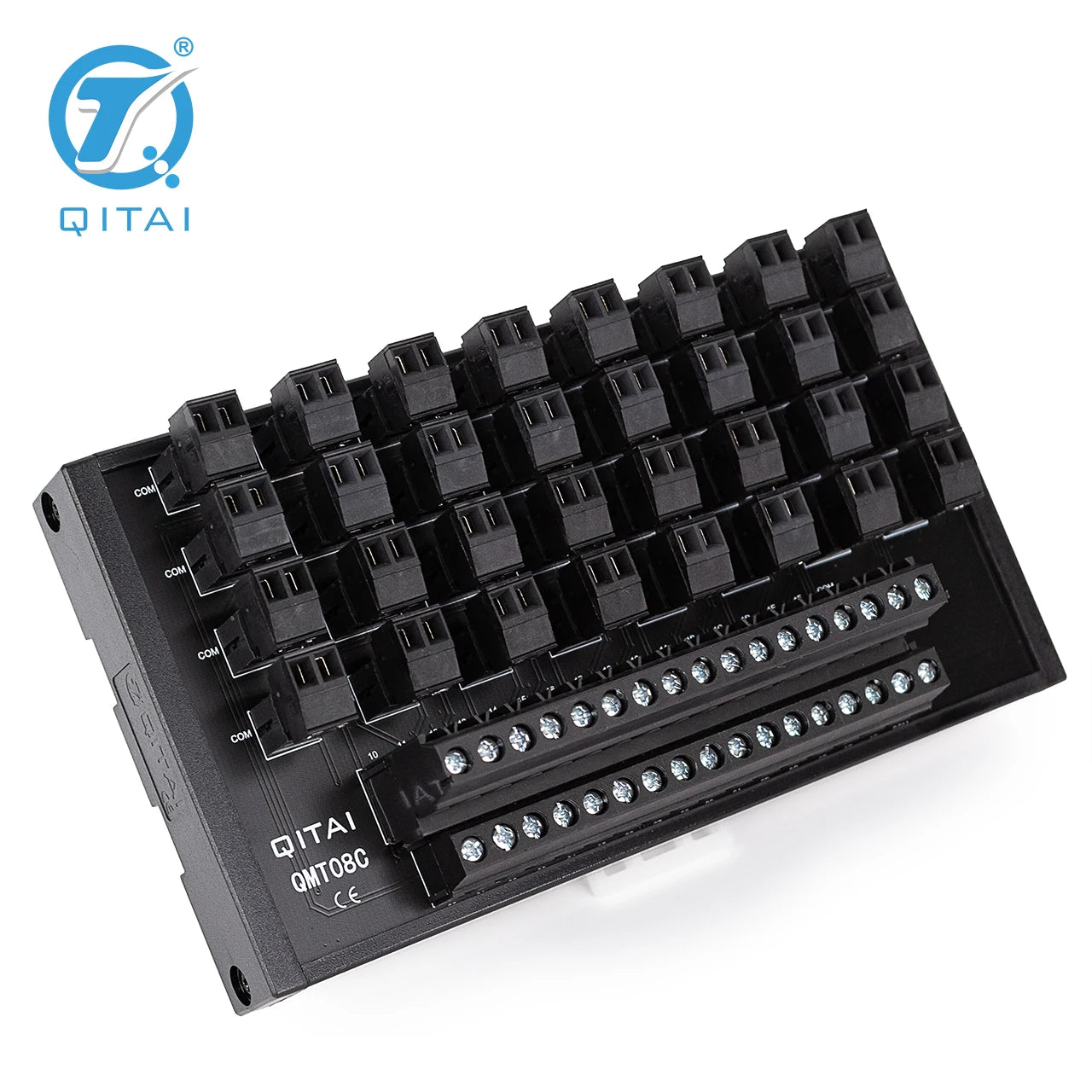 QMT08C32 Bit Output Terminal Block DC24V 1A PLC Module Connect with LED Light Remote Control NPN/PNP