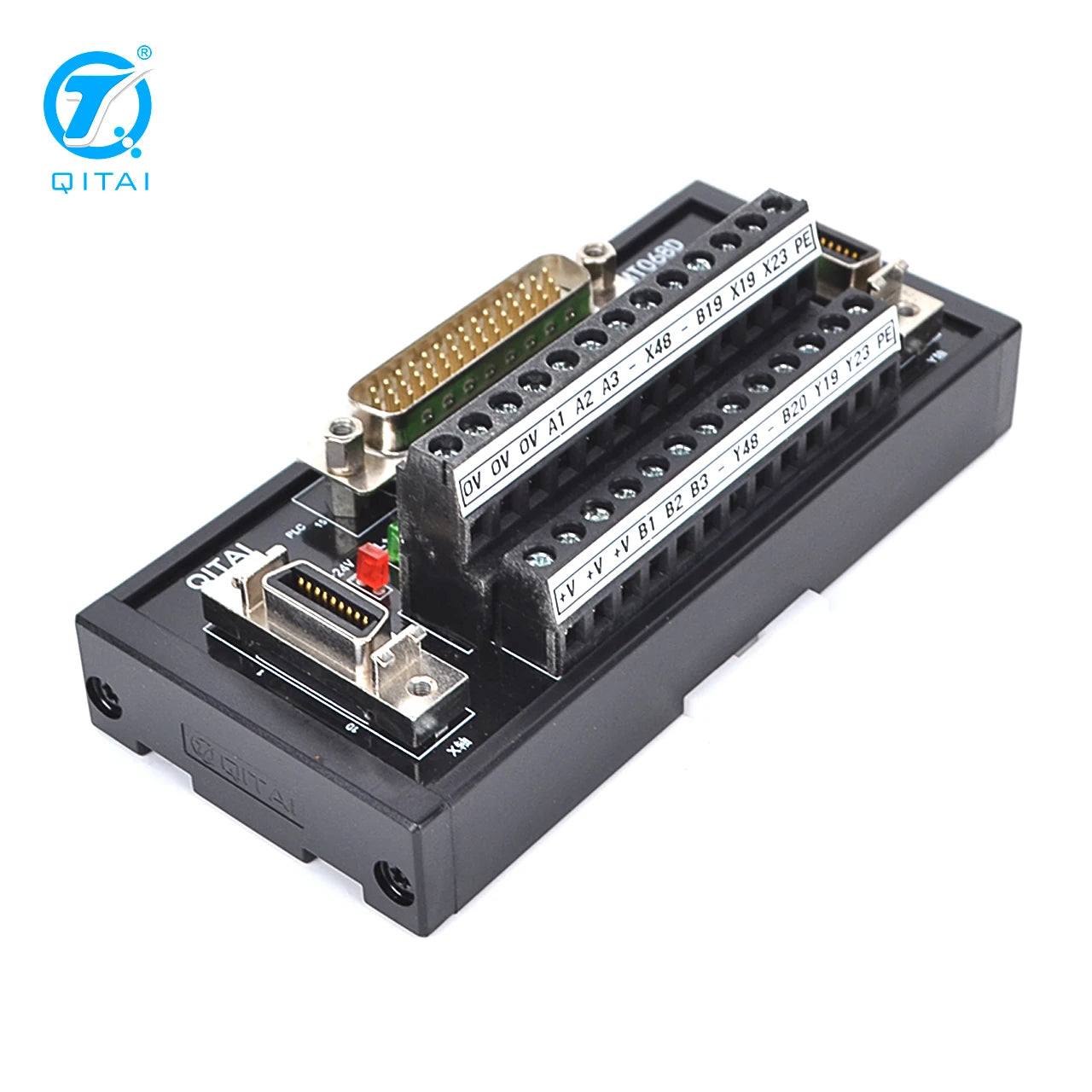 QMT068D Terminal Block 2 Axis Servo/stepper Control Block Quick Connection Between Positioning Module and Servo Drive