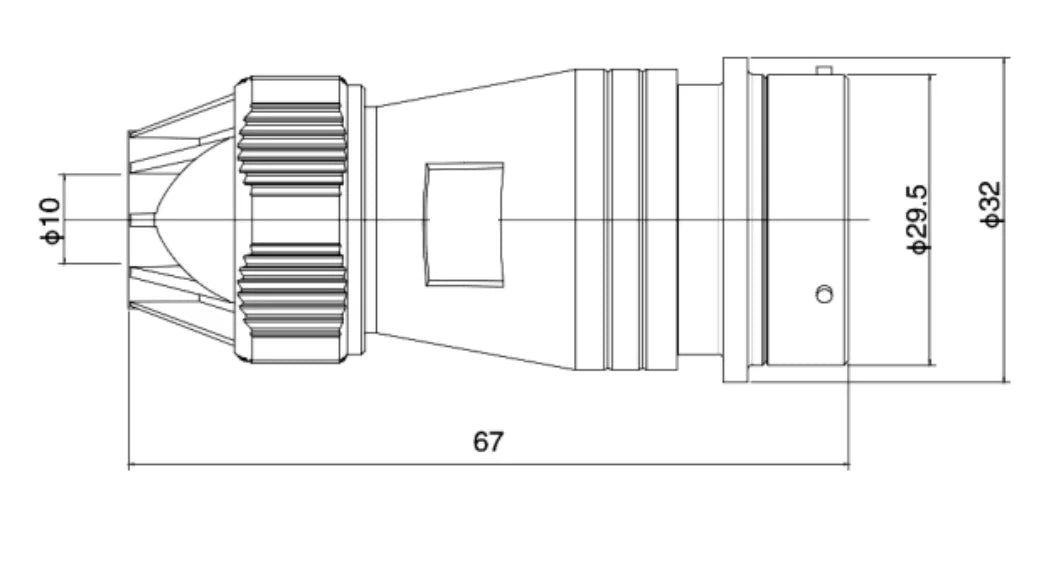 PTV 28-12K Industrial Waterproof Aviation Adapter Plug 2-26P Multi Application Electrical Connector for Power & Microwave