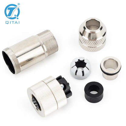 M12-MO4A-2 Power Connectors M12 Male 4Pin Straight Plug A-Coded Screw Connection Unshielded 4 Contacts Connector