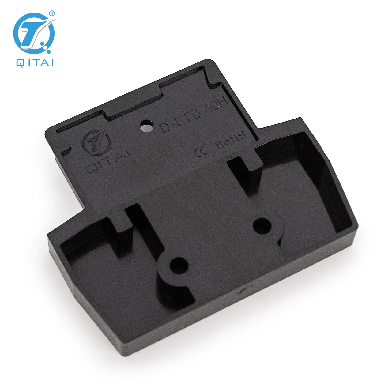 D-LTD 10H Din Rail Terminal Blocks Black End Cover Electrical Control Connection Terminal Block Accessories
