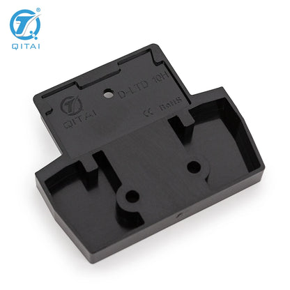 D-LTD 10H Din Rail Terminal Blocks Black End Cover Electrical Control Connection Terminal Block Accessories
