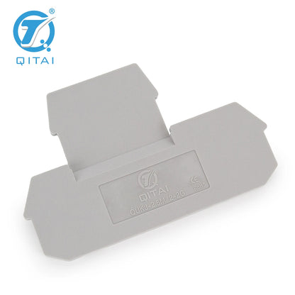 QUKJ-2.5M/2-2G  D-MBKKB 2,5 Din Rail Terminal Blocks  End Cover Electrical Control Connection Terminal Block Accessories