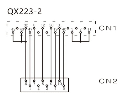 QX223-2  Servo Motor Cable AWG28 50P/MDR 10P/MIL Safe Electrical Wire Manufacturing Equipment Extension Cable