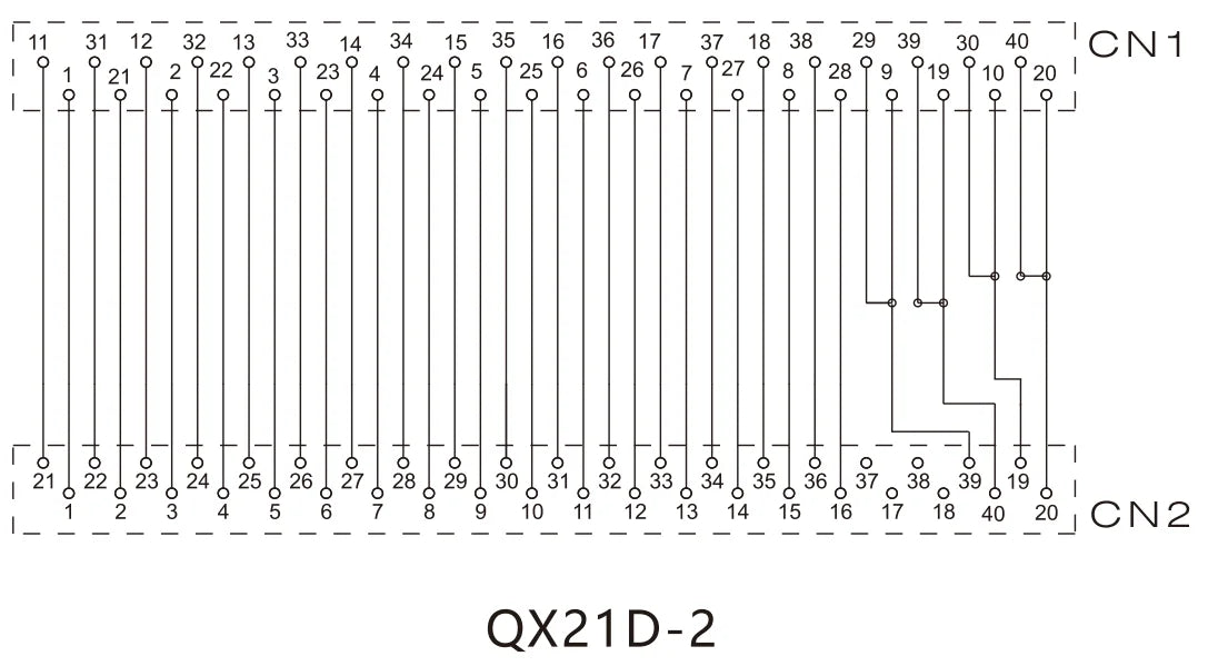 QX21D-2  AWG28  40P/ MIL  40P/MIL Cable PLC I/O Cable Copper Flexible Insulated Wires and Cables  0.5-1 Meter