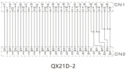 QX21D-2  AWG28  40P/ MIL  40P/MIL Cable PLC I/O Cable Copper Flexible Insulated Wires and Cables  0.5-1 Meter