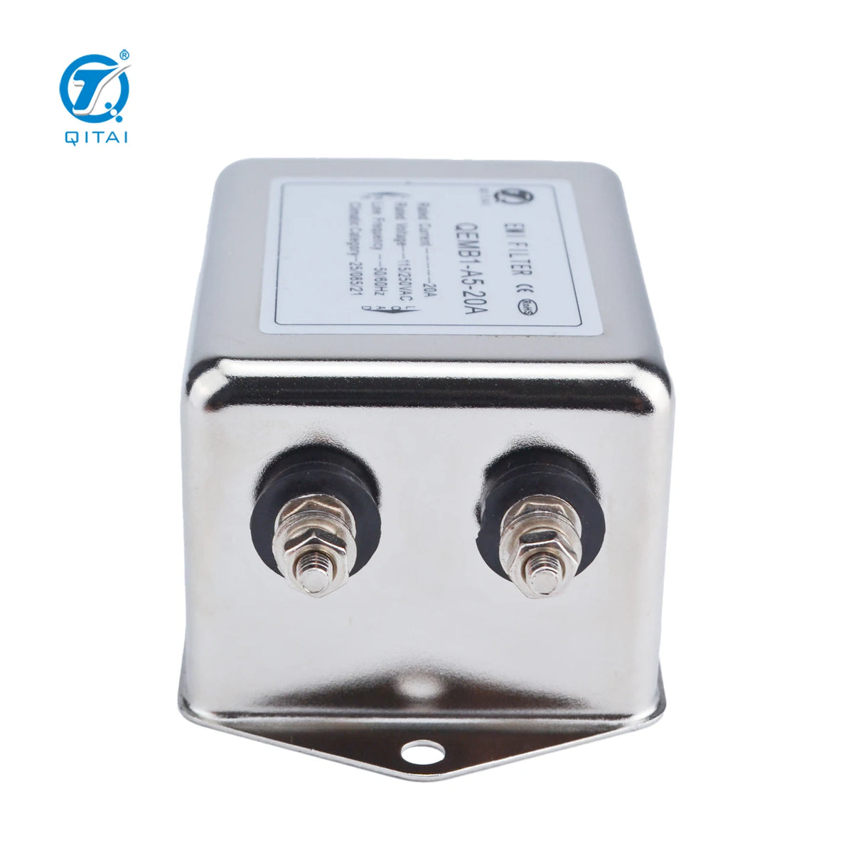 QEMB1-A5-20A 20A Single Phase EMI Filter 115/250VAC Differential Mode Choke Noise Suppression Power Line Filter