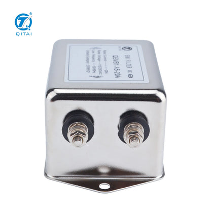 QEMB1-A5-20A 20A Single Phase EMI Filter 115/250VAC Differential Mode Choke Noise Suppression Power Line Filter