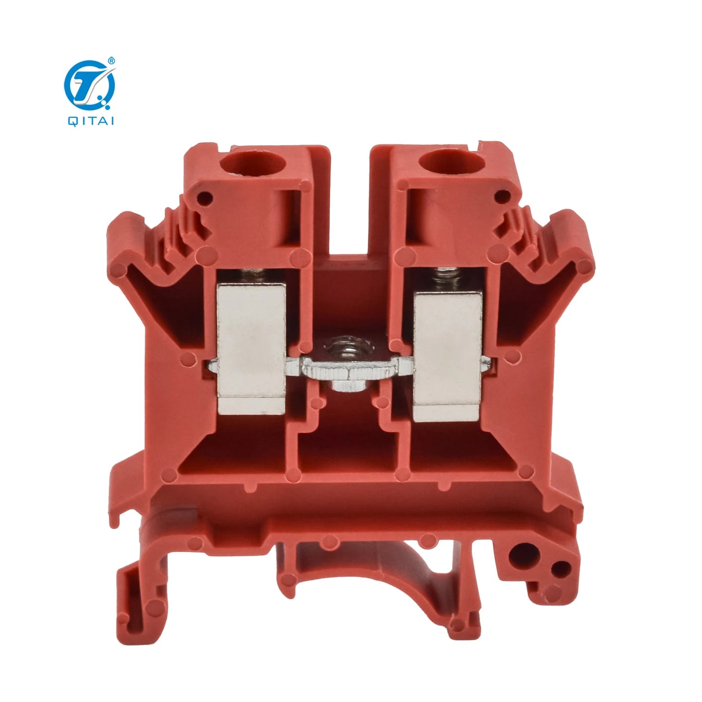 QUKJ-6 UK6N Feed Through Screw Connection Din Rail Terminal Block 800V 41A M4 0.2-6mm² Mounting Type: NS 35