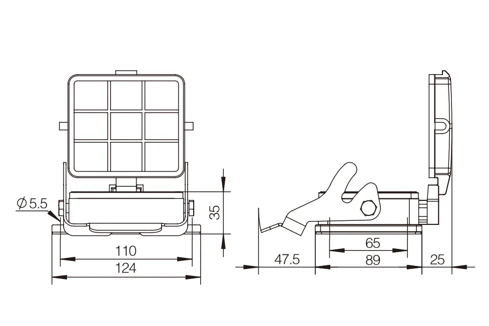 H32B-ST-CV-1L Heavy Duty Connector Compact Series Top Entry Protective Hoods