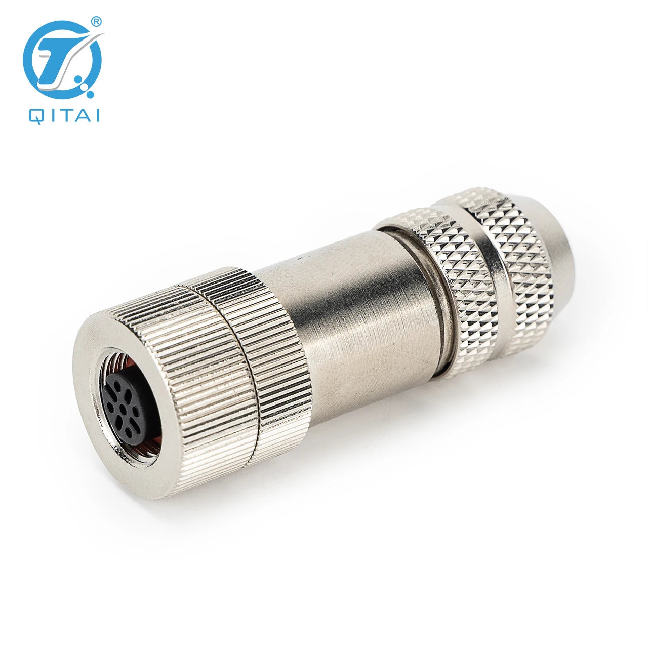 M12-MO4A-2 Power Connectors M12 Male 4Pin Straight Plug A-Coded Screw Connection Unshielded 4 Contacts Connector