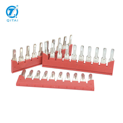 FBS 10-8  Plug-In Din Rail Terminal Block Central Fixed Bridge Screw Bridge Screw Terminal Block Plugging 2/3/4/5/10Jumper