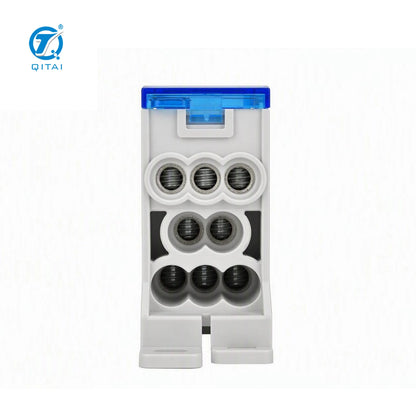QFJD-120/16*8/K250 250A Busbar Distribution Terminal 8 Way Output 690V IEC 60947 DIN Rail for Power Distribution