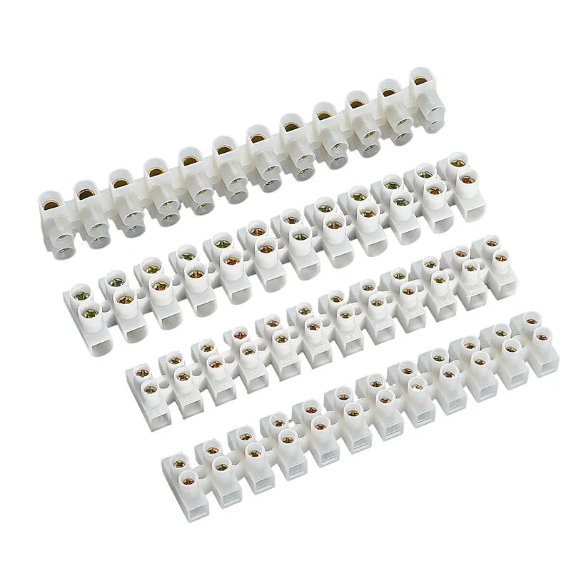 PA Feed Through Terminal Block Wire Quick Auto Wiring Lever Electrical Fire-resistant Connectors Screw Terminal Blocks