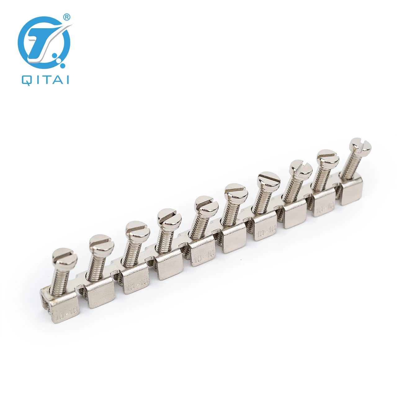 FBI 10-10 Plug-In Din Rail Terminal Block Central Fixed Bridge Screw Bridge Screw Terminal Block Plugging Jumper