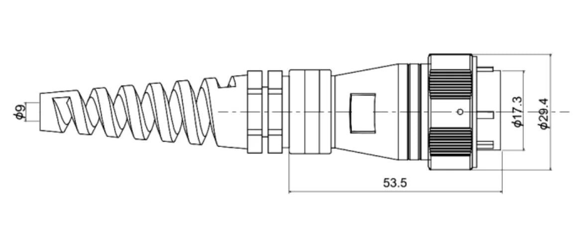 PTL20-6a  Waterproof Dustproof Industrial Plug Multicore Connector 2/3/4/5/6/7/8/9/10/12/14 Pin Circular Aviation Connector