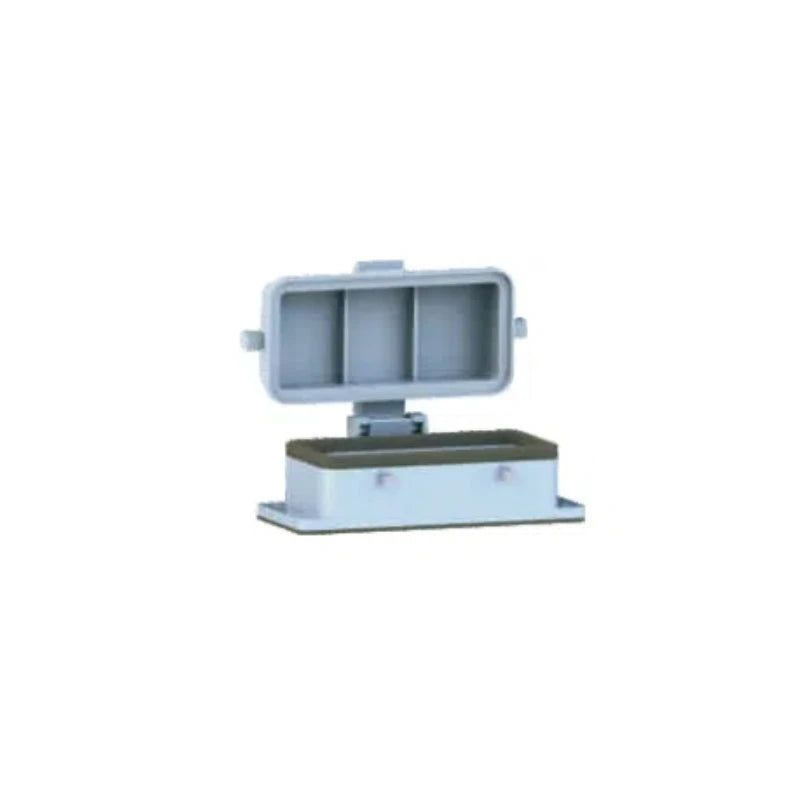 H16B-ST-4B-CV Heavy Duty Connector Compact Series Top Entry Protective Hoods Aluminum Housing Copper Contacts