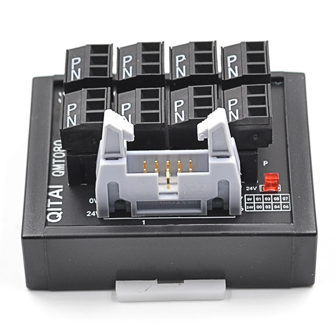 QMT080 High Efficiency 8 Bit Input Terminal Block DC24V 1A PLC Module Connect with LED Light