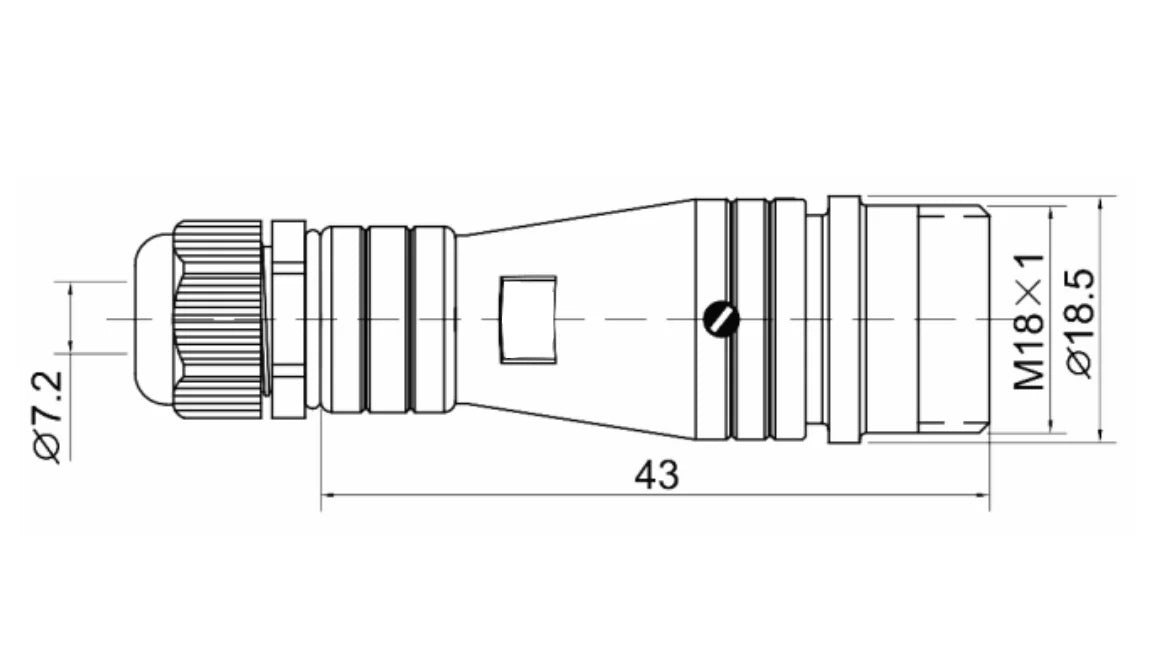 PC16F-2K  Double-notch Socket B Aviation Plug and Socket  2 3 4 5 6 7 8  9  Pin Small Male and Female Connector Hole 16mm