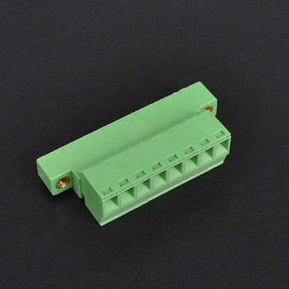QPS-381S-8P 3.81mm Pitch 8 Pin Male and Female Wire Connector Screw Plug-in PCB Terminal Block with Flange