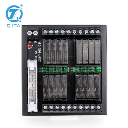 QMY416N QITAI Screw Input Output DC24V Relay Module 16 SSR PLC Terminal Module