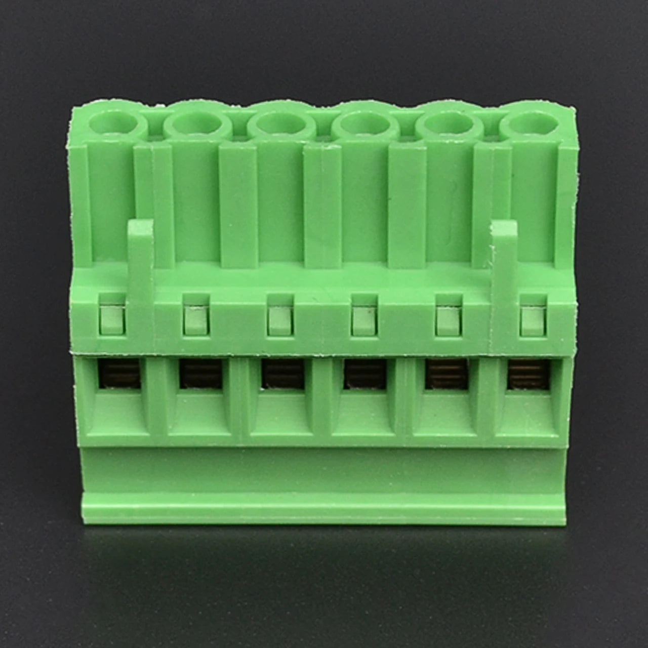 QPRA-500-6P 5.0mm Pitch 6P 300v 15A M3.0 Screw Green PA Material QPR Series Plug PCB Terminal Blocks
